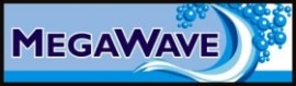 MegaWave Coin Laundry Logo